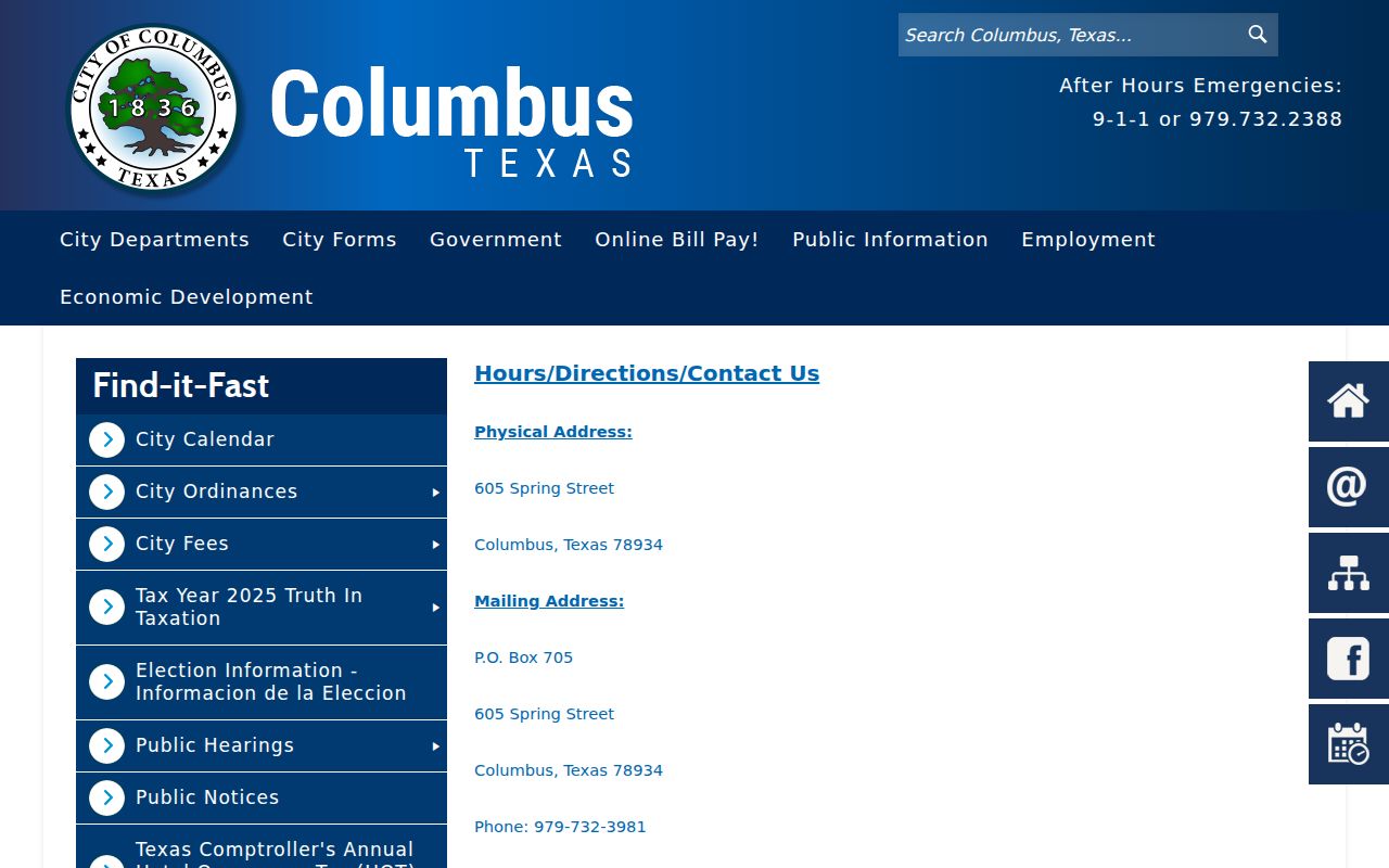 Columbus criminal record access through the Municipal Court page