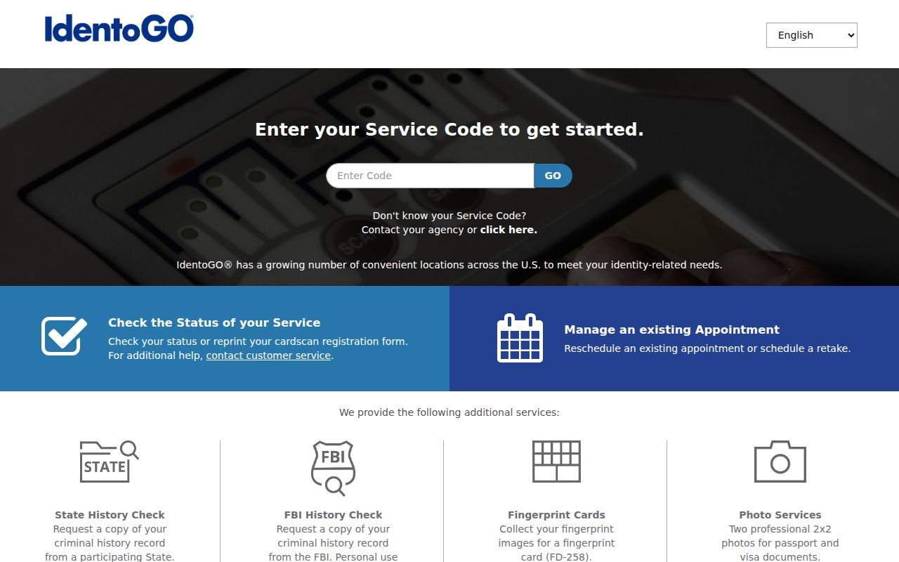 Colorado County criminal history FAST fingerprint appointment portal